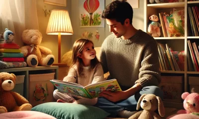 membacakan buku anak-anak