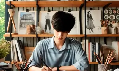 anak hoby menggambar