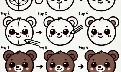 Menggambar Beruang untuk Anak TK
