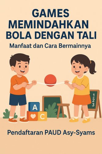 Games Memindahkan Bola dengan Tali