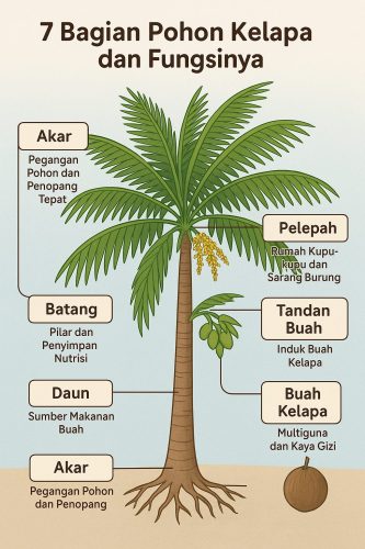 Bagian Pohon Kelapa