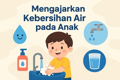 mengajarkan kebersihan air