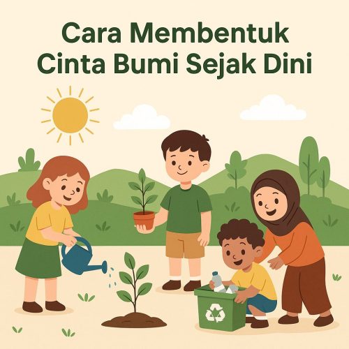 Cara Membentuk Cinta Bumi Sejak Dini